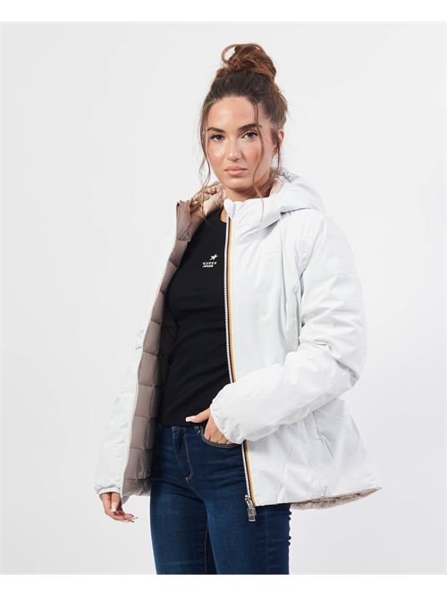 K-way Lily reversible short jacket with hood K-WAY | K8127XW-LILYASJ