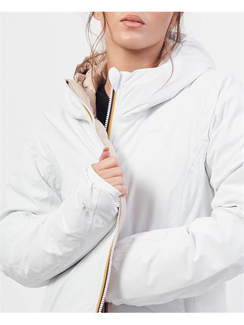 K-way Lily reversible short jacket with hood K-WAY | K8127XW-LILYASJ