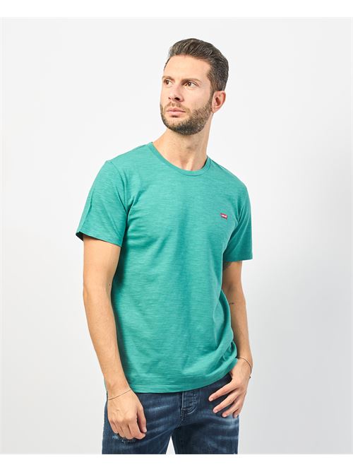 T-shirt Levi's basique vert avec logo LEVIS | 566050247