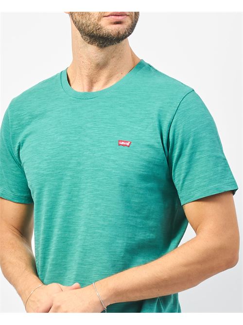 T-shirt Levi's basique vert avec logo LEVIS | 566050247