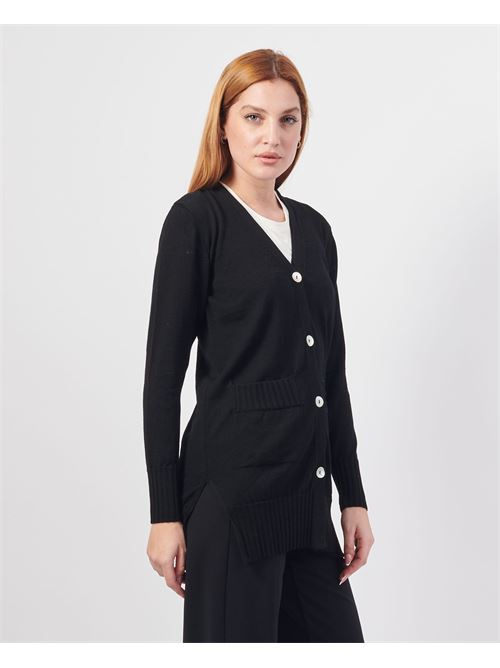 Joli cardigan femme avec poches LOVELY | 35210NERO