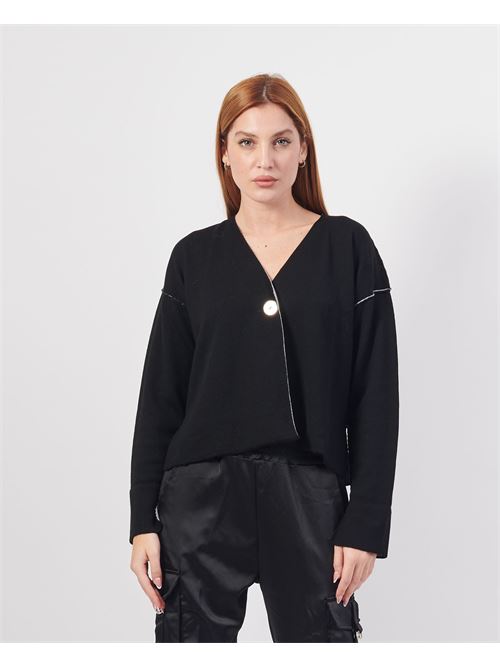 Ravissant cardigan 1 bouton LOVELY | 35216NERO