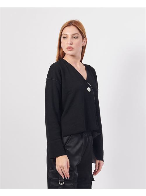 Ravissant cardigan 1 bouton LOVELY | 35216NERO