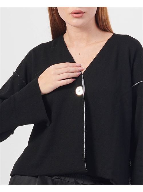 Ravissant cardigan 1 bouton LOVELY | 35216NERO