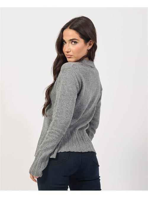 Ravissant cardigan femme avec boutons LOVELY | 35224GRIGIO