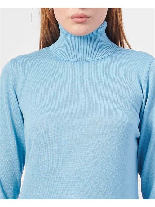 Lovely pure wool turtleneck sweater LOVELY | 35263AZZURRO