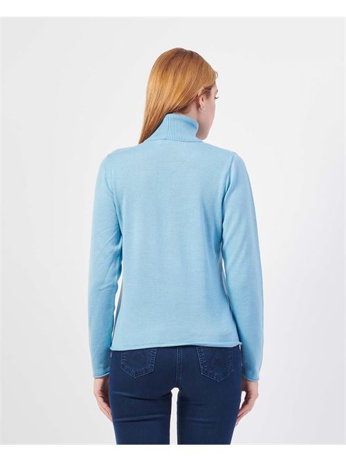 Lovely pure wool turtleneck sweater LOVELY | 35263AZZURRO