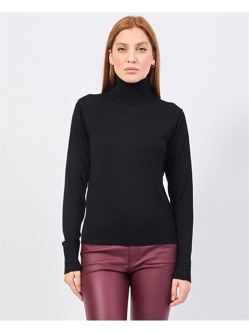 Pull ? col roul? Markup en viscose m?lang?e MARKUP | MW20002NERO