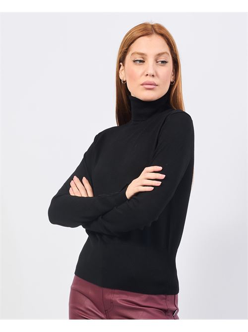 Pull ? col roul? Markup en viscose m?lang?e MARKUP | MW20002NERO