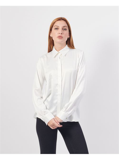 Chemise en satin MarkUp avec boutons MARKUP | MW763020LATTE