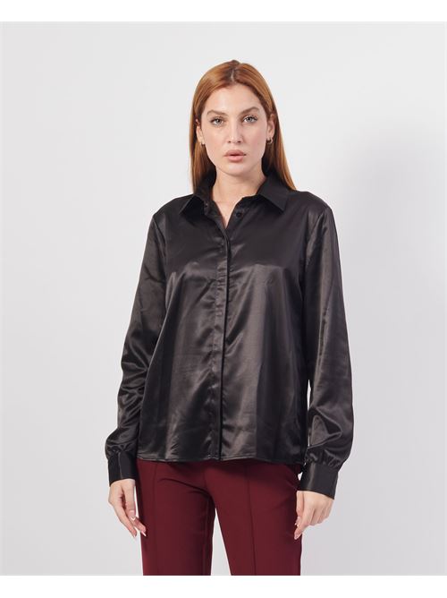 Chemise en satin MarkUp avec boutons MARKUP | MW763020NERO