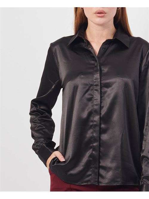 Chemise en satin MarkUp avec boutons MARKUP | MW763020NERO