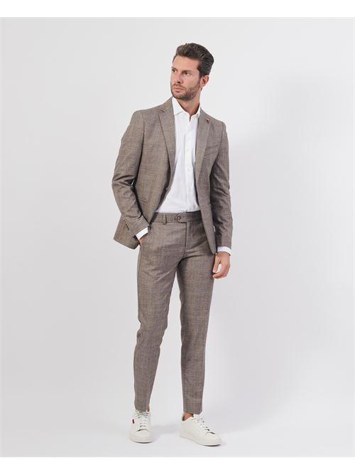 Completo uomo blu Mulish monopetto slim fit MULISH | AB7200/Q-ARESBEIGE