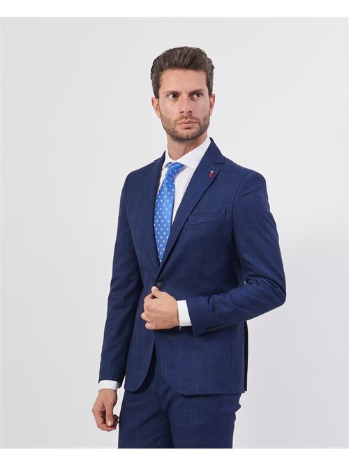 Completo uomo blu Mulish monopetto slim fit MULISH | AB7200/Q-ARESBLU