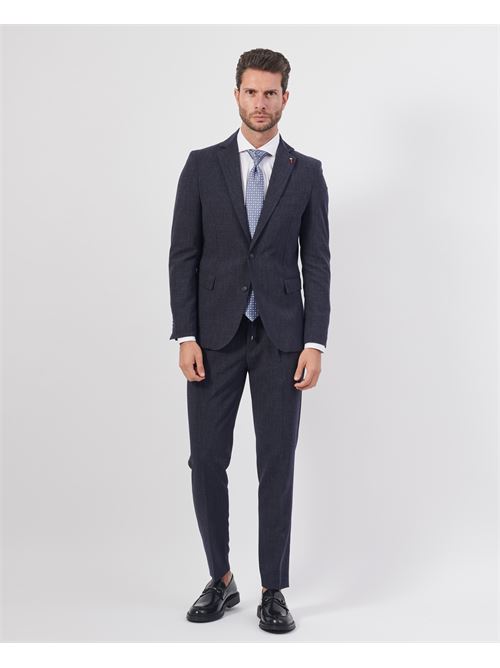 Abito Mulish monopetto slim fit con spilletta MULISH | AB7204/PZ-NETTUNOBLU