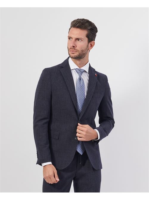 Abito Mulish monopetto slim fit con spilletta MULISH | AB7204/PZ-NETTUNOBLU