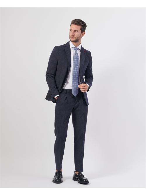 Abito Mulish monopetto slim fit con spilletta MULISH | AB7204/PZ-NETTUNOBLU