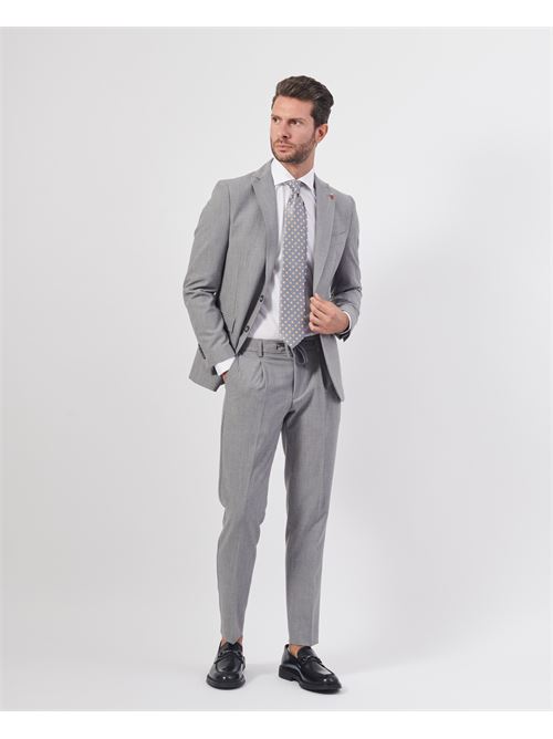 Abito Mulish monopetto slim fit con spilletta MULISH | AB7204/PZ-NETTUNOGRIGIO