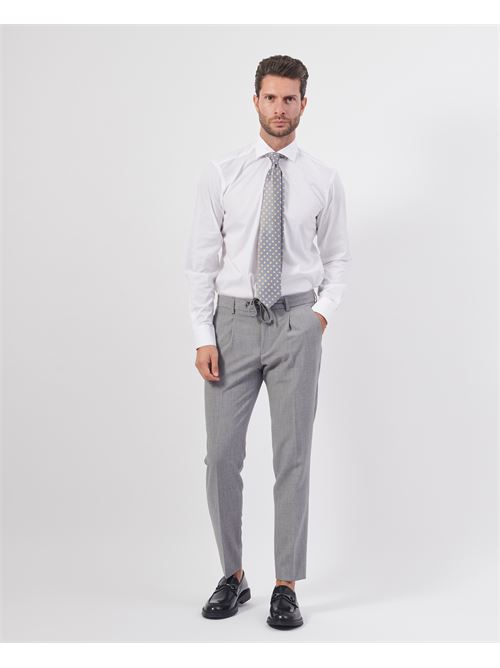 Abito Mulish monopetto slim fit con spilletta MULISH | AB7204/PZ-NETTUNOGRIGIO