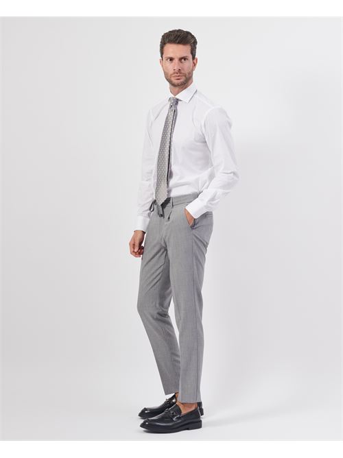 Abito Mulish monopetto slim fit con spilletta MULISH | AB7204/PZ-NETTUNOGRIGIO