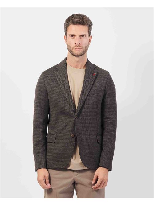 Veste Mulish coupe slim à simple boutonnage en coton mélangé MULISH | DS4-ERACLEMORO