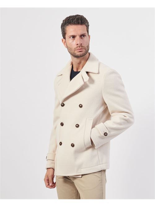 Cappotto uomo Mulish doppiopetto regular fit MULISH | MCP23-ASTEROIDEBURRO