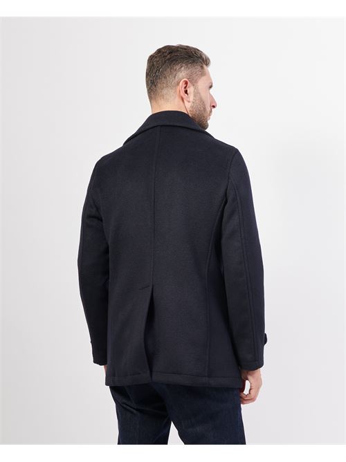 Cappotto uomo Mulish doppiopetto regular fit MULISH | MCP27-MERCURIOBLU