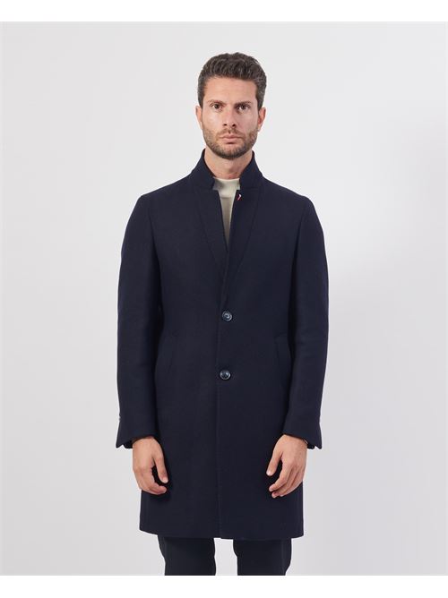 Cappotto uomo di Mulish a due bottoni MULISH | MCP738-PLUTONEBLU