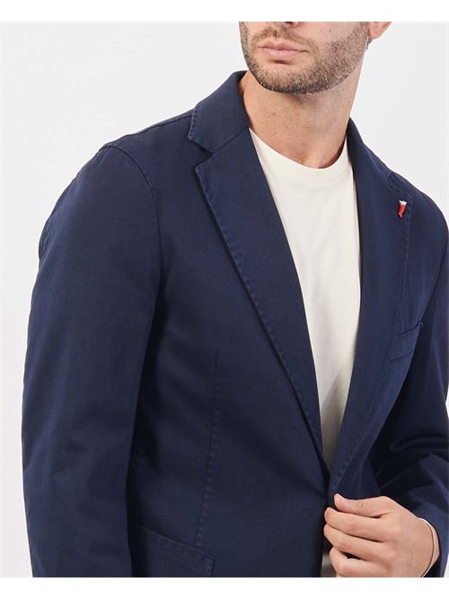 Veste Mulish en coton à simple boutonnage avec épingle MULISH | R7002-MINOTAUROBLU