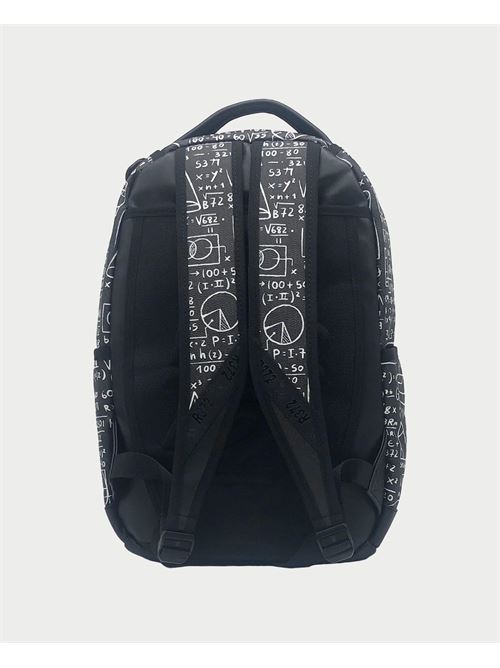 R372 Mathematical Eco-Leather Backpack R372 | R413B001BLACK