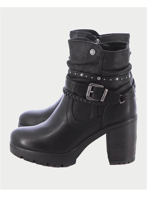 Women's ankle boot Refresh with strap and zip REFRESH | 17224201NERO