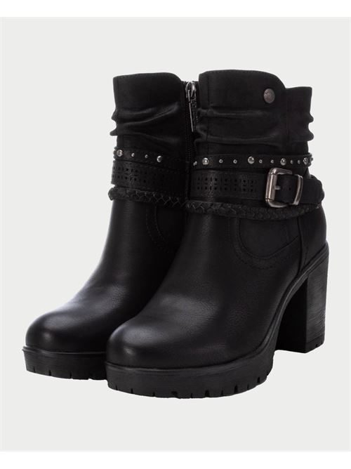 Refresh low boot with zip and strap REFRESH | 17224903NERO