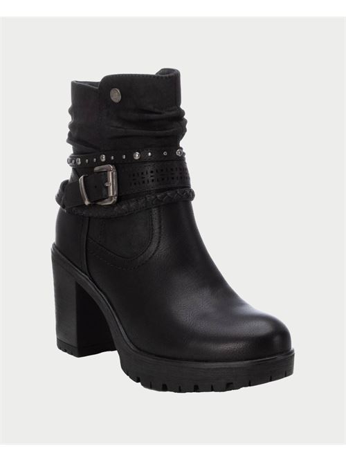 Refresh low boot with zip and strap REFRESH | 17224903NERO