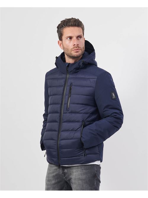 Paker Refrigue quilted and technical fabric jacket REFRIGUE | 2811O00003NAVY