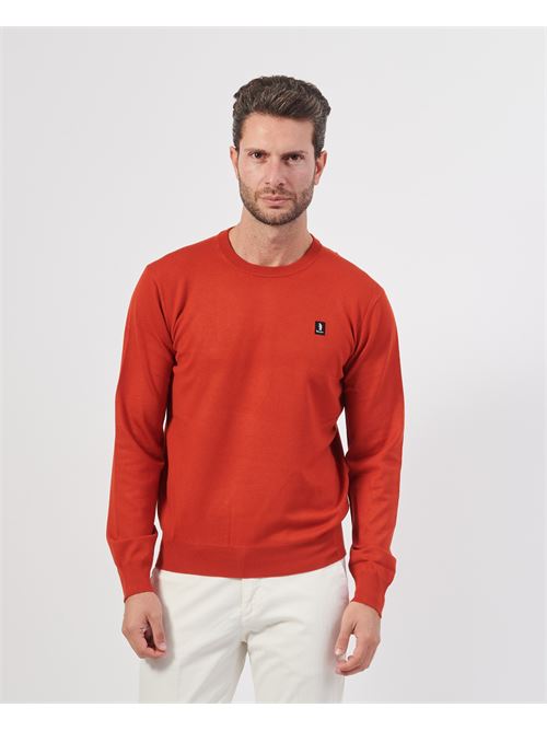 Men's Refrigue basic crew neck sweater REFRIGUE | 2811W00064RUST