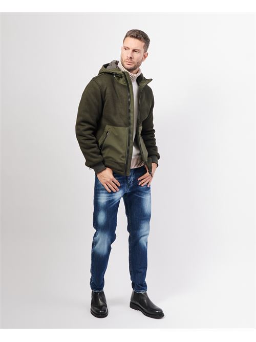 Veste SetteMezzo avec capuche et fermeture ?clair compl?te SETTE/MEZZO | 242T0201475000