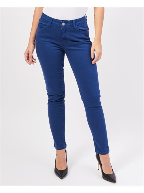 Pantalon 4 poches SetteMezzo en coton m?lang? SETTE/MEZZO | 4TASCHEDENIM