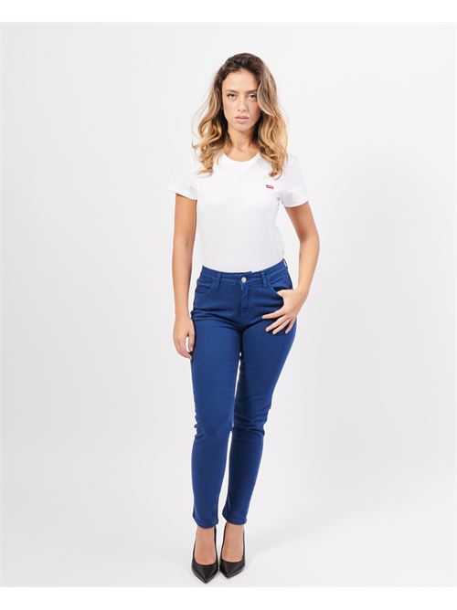 Pantalon 4 poches SetteMezzo en coton m?lang? SETTE/MEZZO | 4TASCHEDENIM