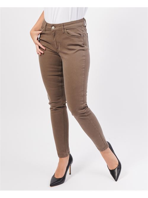 Pantalon 4 poches SetteMezzo en coton m?lang? SETTE/MEZZO | 4TASCHEFANGO