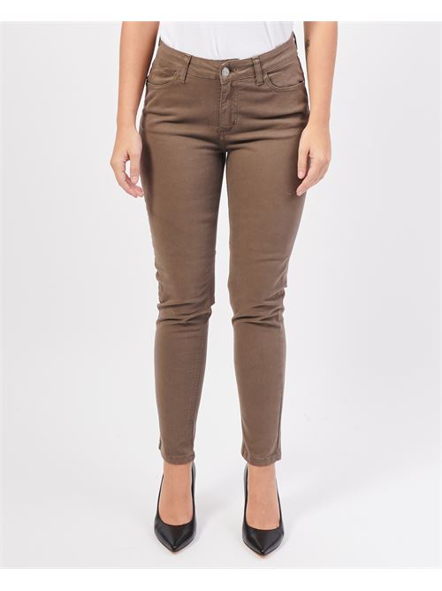 Pantalon 4 poches SetteMezzo en coton m?lang? SETTE/MEZZO | 4TASCHEFANGO