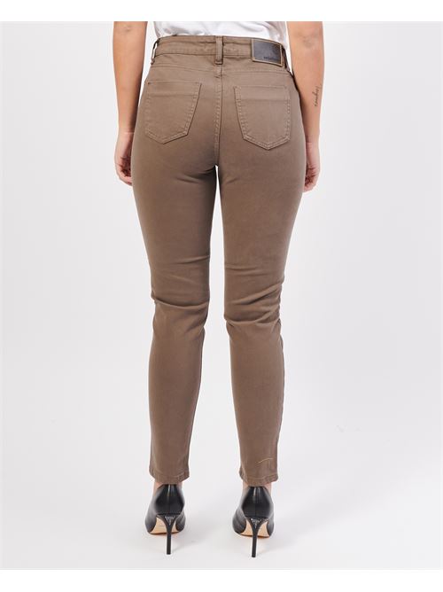 Pantalon 4 poches SetteMezzo en coton m?lang? SETTE/MEZZO | 4TASCHEFANGO