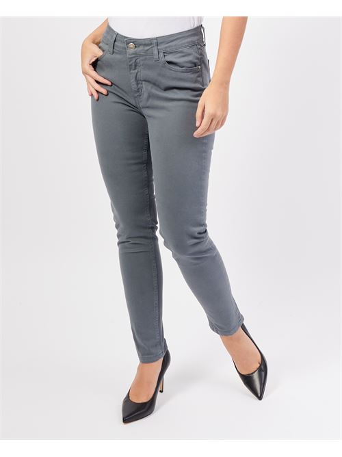 Pantalon 4 poches SetteMezzo en coton m?lang? SETTE/MEZZO | 4TASCHEFUMO