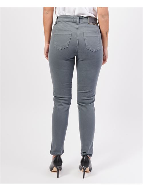 Pantalon 4 poches SetteMezzo en coton m?lang? SETTE/MEZZO | 4TASCHEFUMO