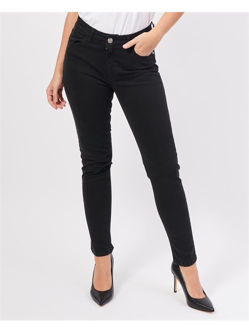 Pantalon 4 poches SetteMezzo en coton m?lang? SETTE/MEZZO | 4TASCHENERO