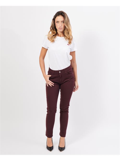 Pantalon 4 poches SetteMezzo en coton m?lang? SETTE/MEZZO | 4TASCHEPRUGNA