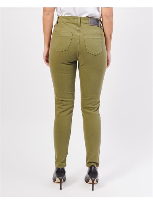 Pantalon 4 poches SetteMezzo en coton m?lang? SETTE/MEZZO | 4TASCHEVERDE