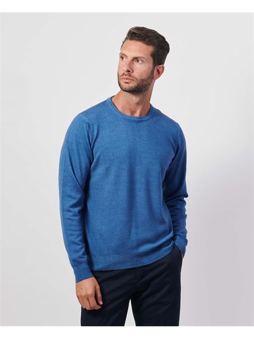 Settemezzo Men's Sweater in Merino Wool SETTE/MEZZO | 50170446