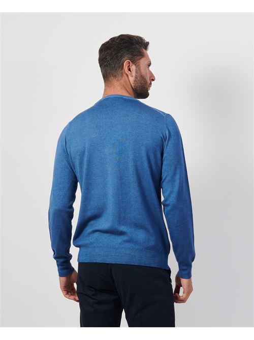 Settemezzo Men's Sweater in Merino Wool SETTE/MEZZO | 50170446