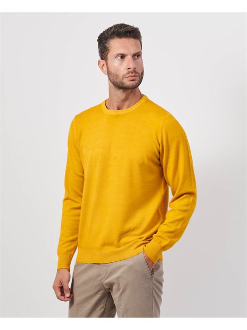 Settemezzo Men's Sweater in Merino Wool SETTE/MEZZO | 50170820