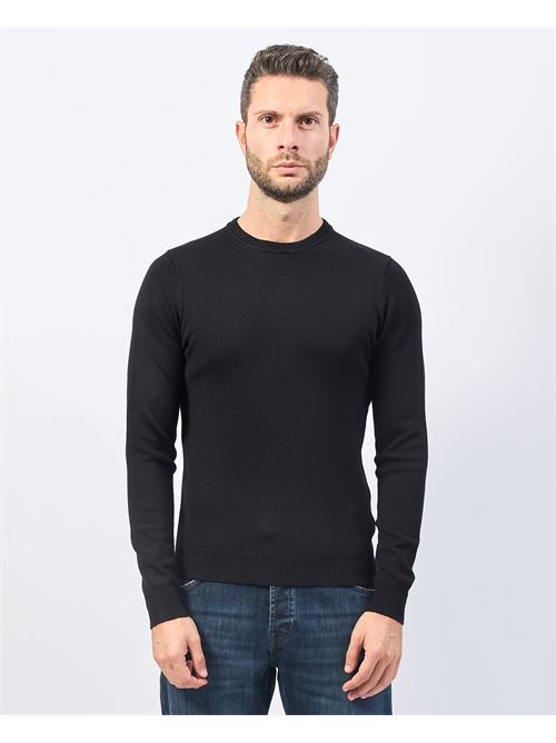 Settemezzo men's crew neck sweater with ribs SETTE/MEZZO | 65150999